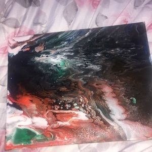 Wall art I call underground eruption